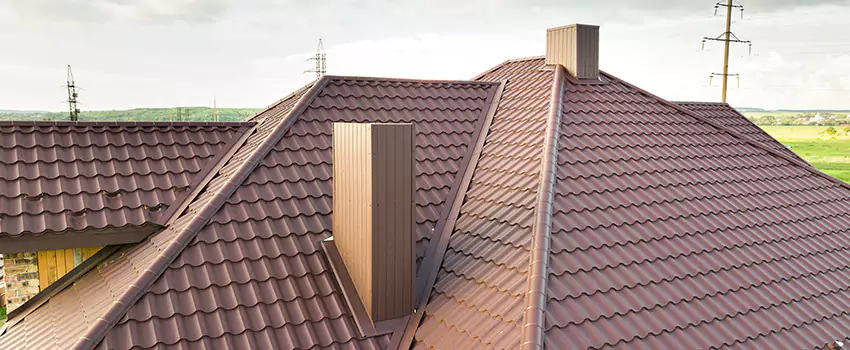 Residential Chimney Flashing Restoration in North Bethesda, MD