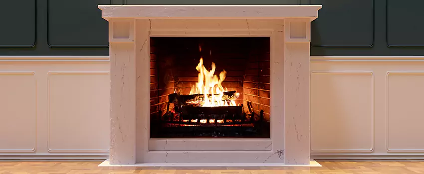 Decorative Electric Fireplace Installation in North Bethesda, Maryland