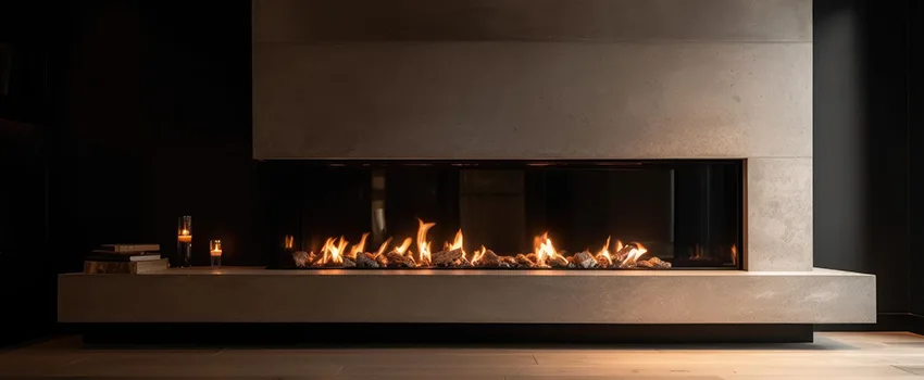 Gas Fireplace Ember Bed Design Services in North Bethesda, Maryland