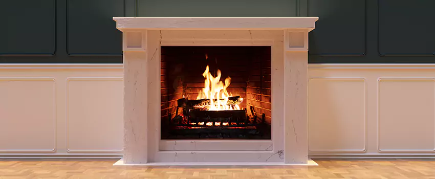 Open Flame Wood-Burning Fireplace Installation Services in North Bethesda, Maryland