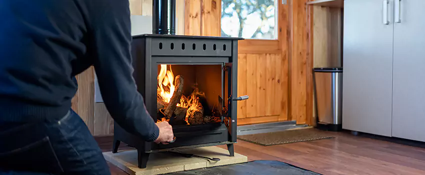 Open Hearth Wood Fireplace Installation in North Bethesda, MD