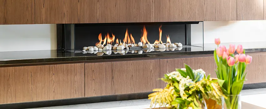Double-height Fireplace Design Refurbishment in North Bethesda, Maryland
