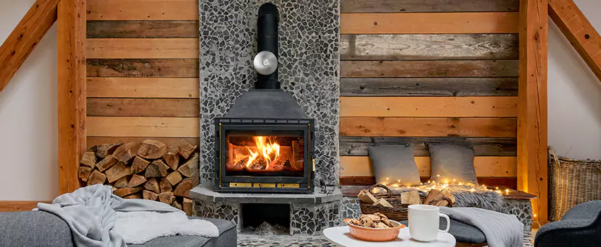 Thelin Hearth Products Direct Vent Gas Stove Fireplace Inspection in North Bethesda, Maryland